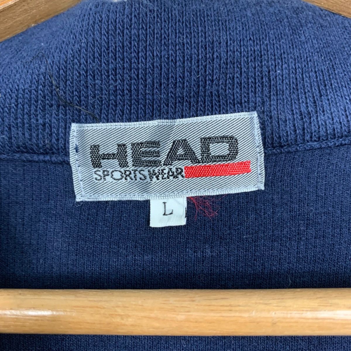 Japanese Brand HEAD Sportswear Embroidery Logo Sweatshirt #2229-C98 Size US L / EU 52-54 / 3 - 11 Thumbnail