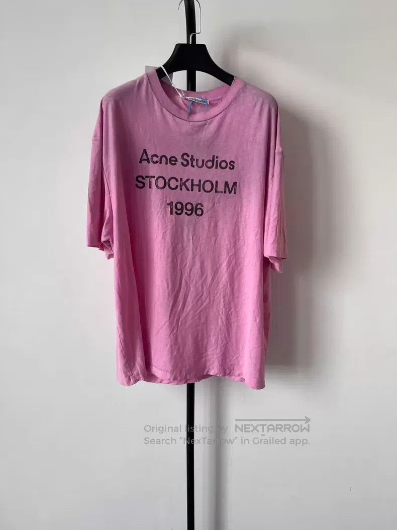 Acne Studios Acne Studios 1996 series retro logo round neck short sleev Size US L / EU 52-54 / 3 - 1 Thumbnail