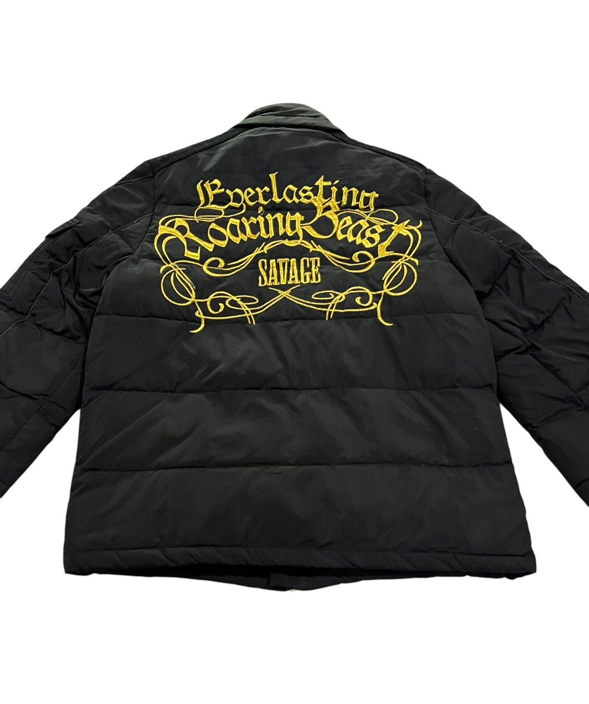 Hysteric Glamour ☠️COOL DRIVE STRIKER☠️ BLACK SENSE PUNK LGB PUFFER DOWN JACKET Size US M / EU 48-50 / 2 - 17 Thumbnail