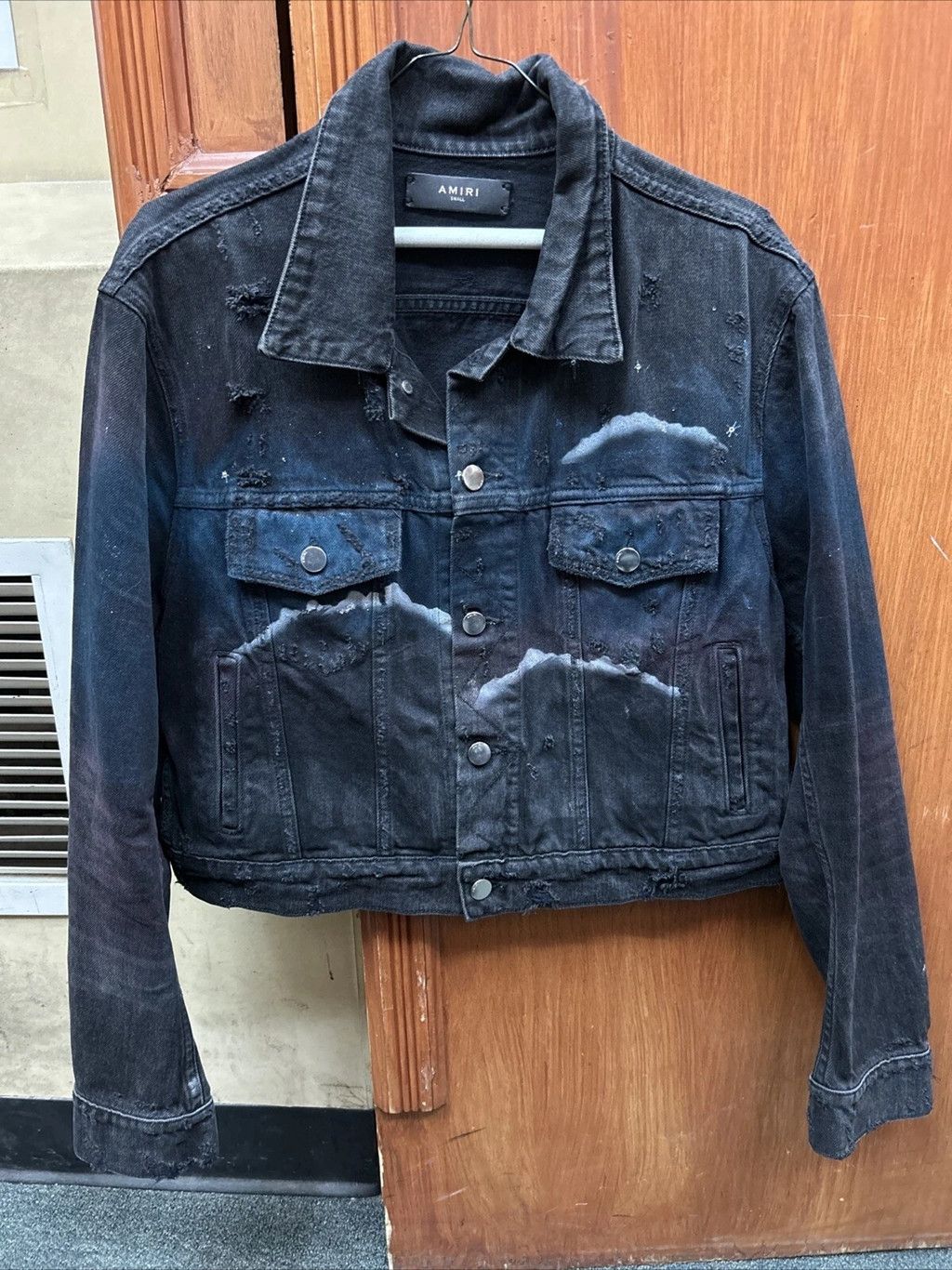 Amiri Amiri Season Sky Moon Wolf Black Denim Size US S / EU 44-46 / 1 - 1 Thumbnail