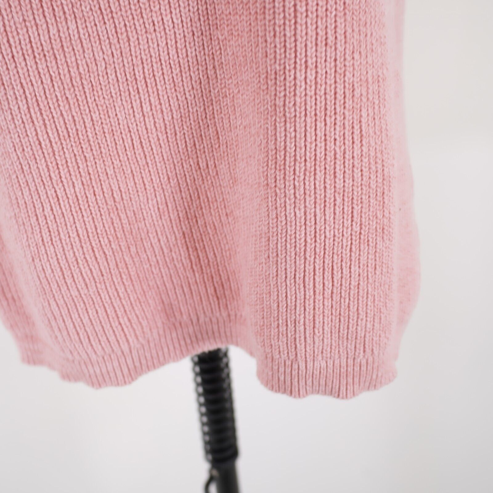 Gap Gap Pink Ribbed Cotton V-Neck Sweater Vest Large Size L / US 10 / IT 46 - 3 Thumbnail