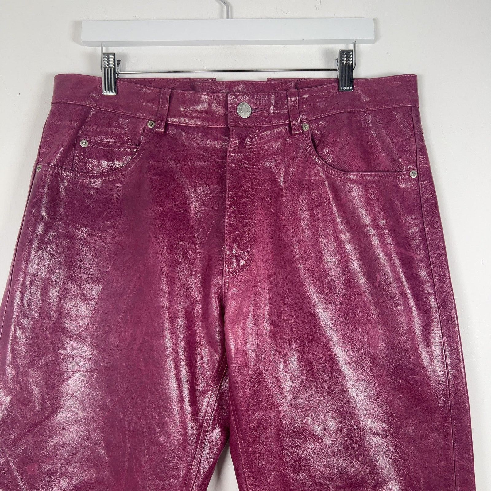 Martine Rose Martine Rose Leather Laced Pants Size US 32 / EU 48 - 2 Thumbnail
