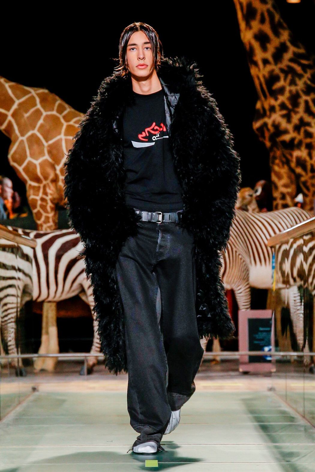 image of Vetements Fw19 Oversized Cocaine Tee in Black, Men's (Size Small)