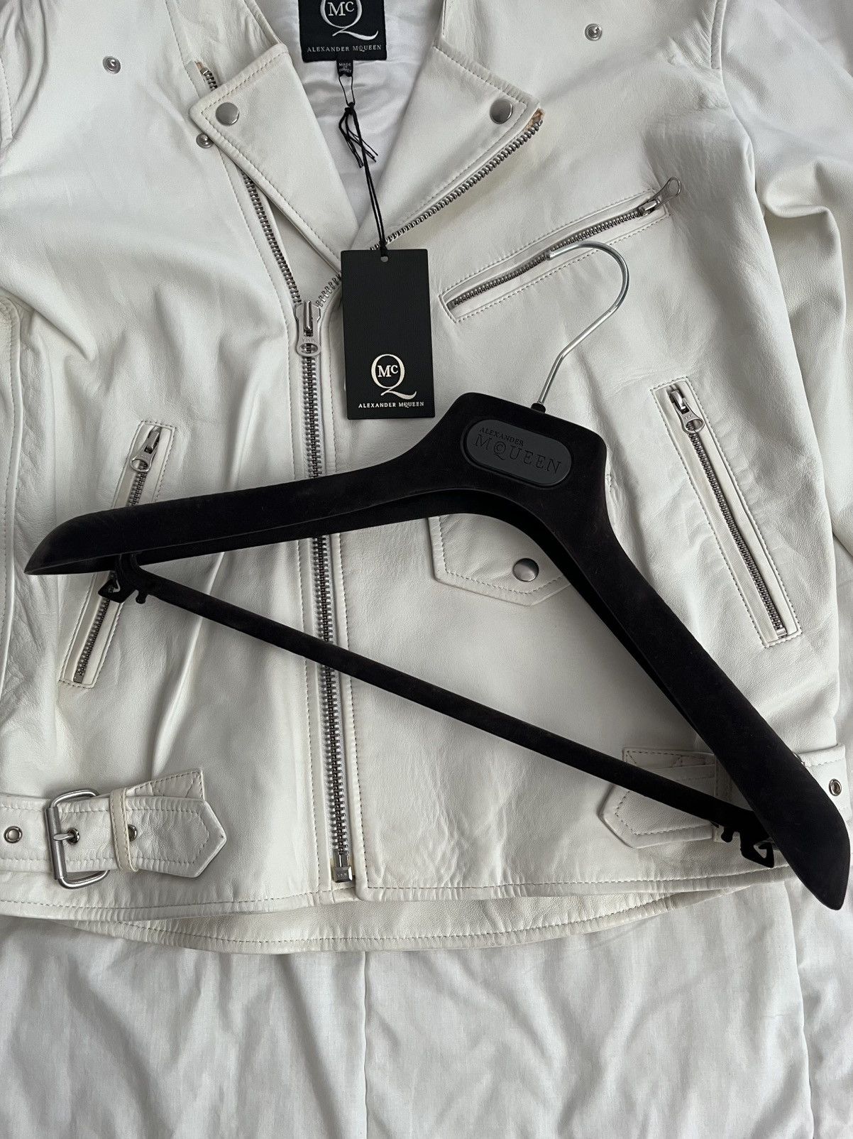 Alexander McQueen Alexander McQueen Leather Biker Jacket Size S / US 4 / IT 40 - 3 Thumbnail
