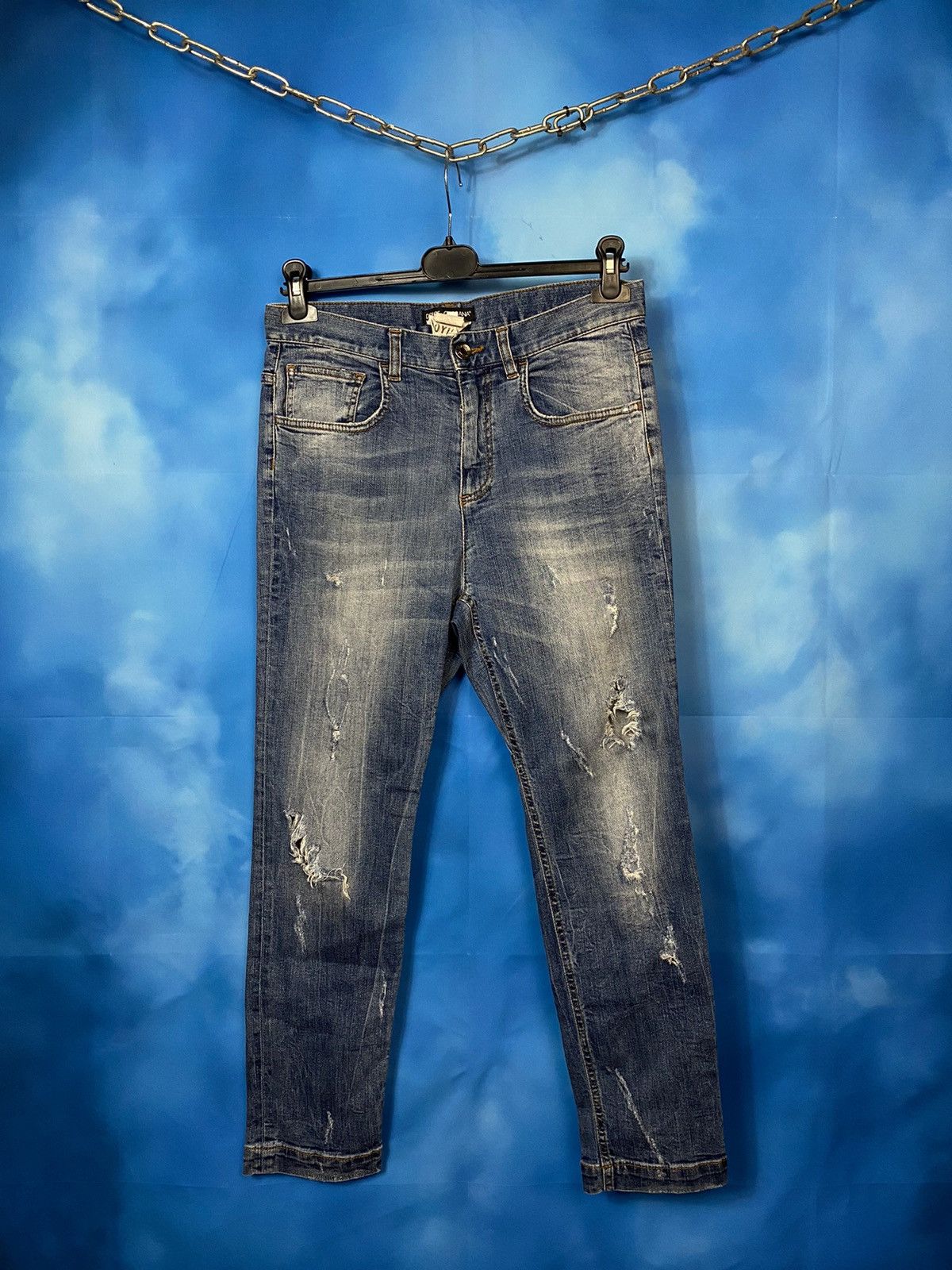 Dolce & Gabbana × Vintage 💥 Dolce & Gabbana y2k ripper jeans Size US 28 / EU 44 - 2 Thumbnail
