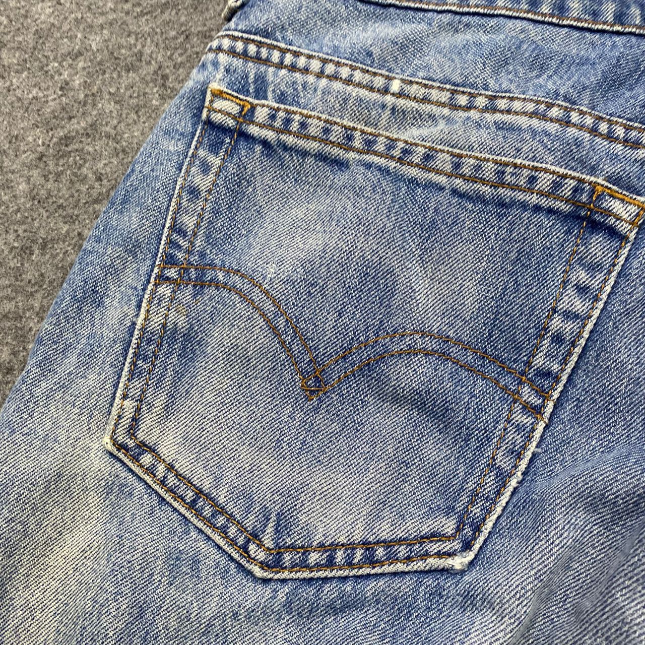 Levi's 💥Vintage 90s Levis Distressed Denim Kurt Cobain Style Size US 34 / EU 50 - 10 Thumbnail