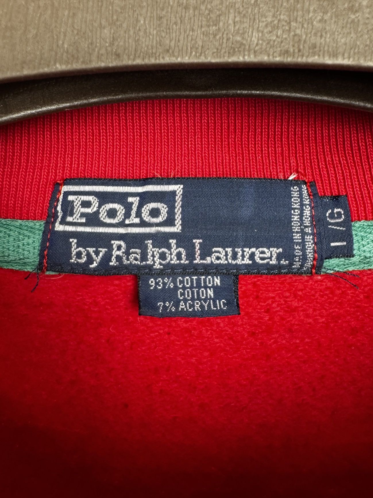 Polo Ralph Lauren Vintage 90s Polo Ralph Lauren RL-93 HiTech 1/4 zip Sweater Size US L / EU 52-54 / 3 - 13 Thumbnail