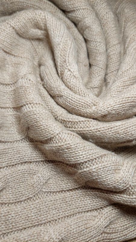 Other 100% cashmere sweater jumper u-neck beige vintage Size L / US 10 / IT 46 - 6 Thumbnail