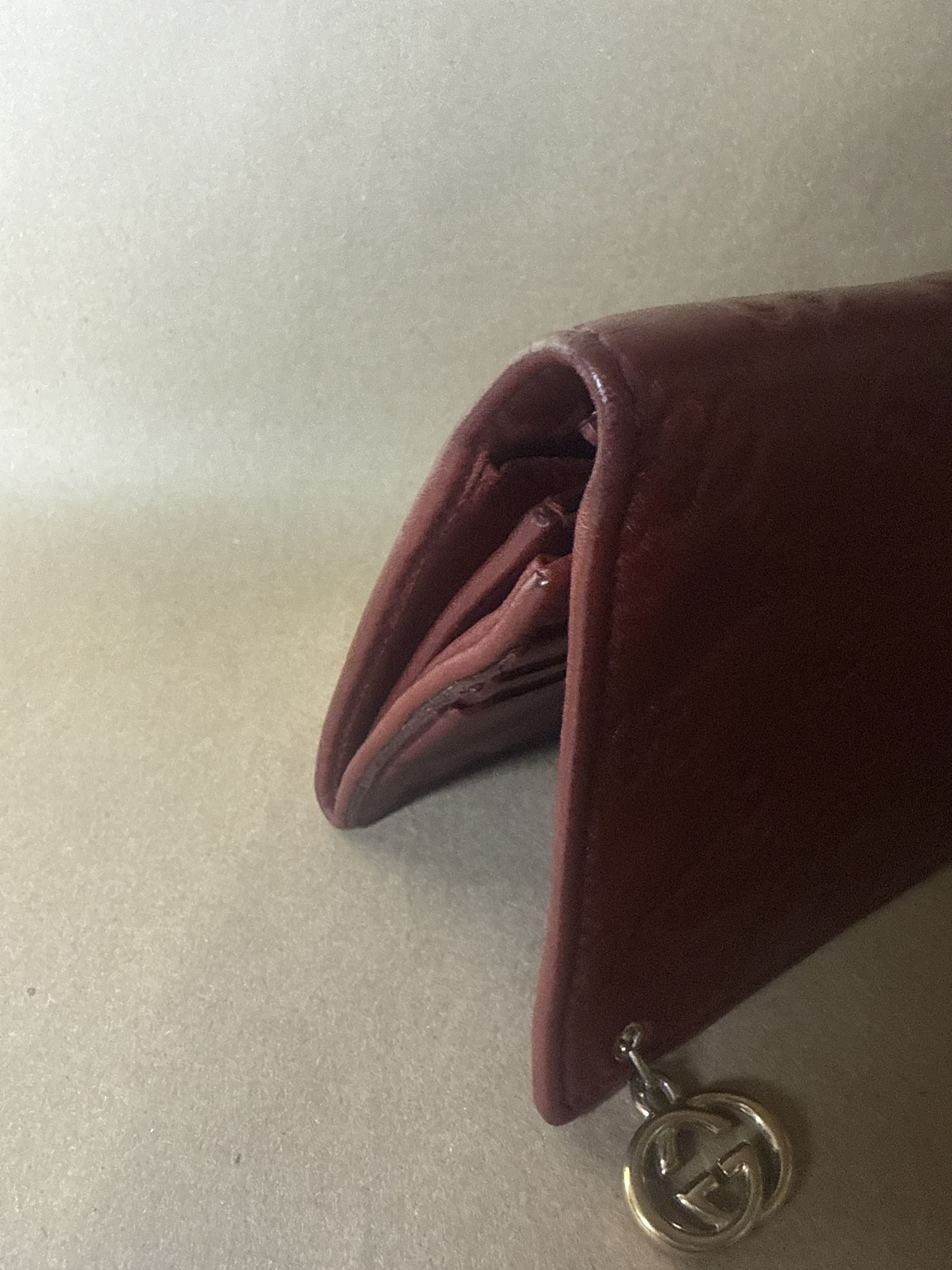 Gucci Pre-Owned GUCCI GG Shima Line Wallet Flap Long Leather in R Size ONE SIZE - 10 Thumbnail