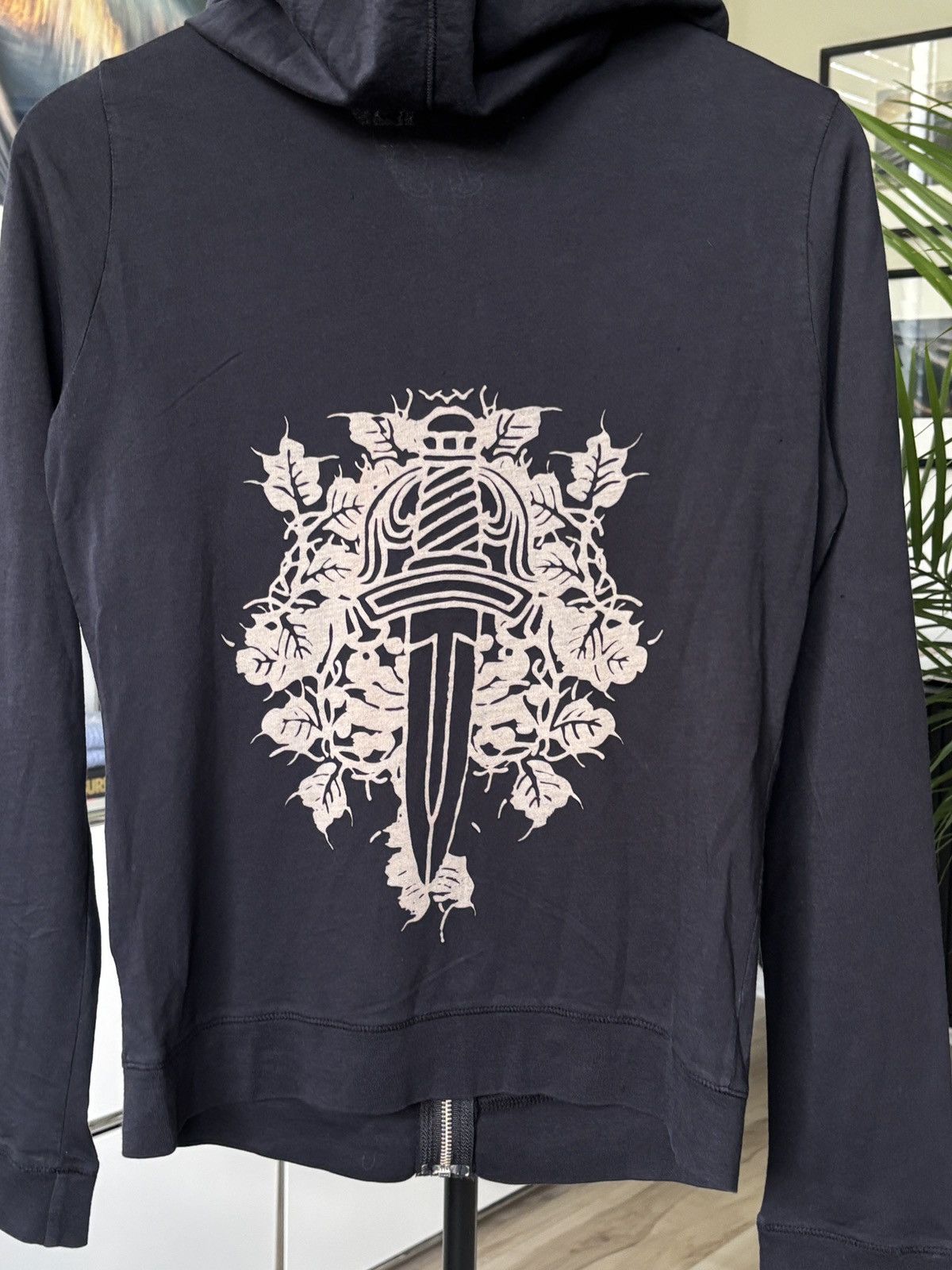 Chrome Hearts CHROME HEARTS THIN DAGGER ZIP HOODIE Size US XXS / EU 40 - 2 Thumbnail