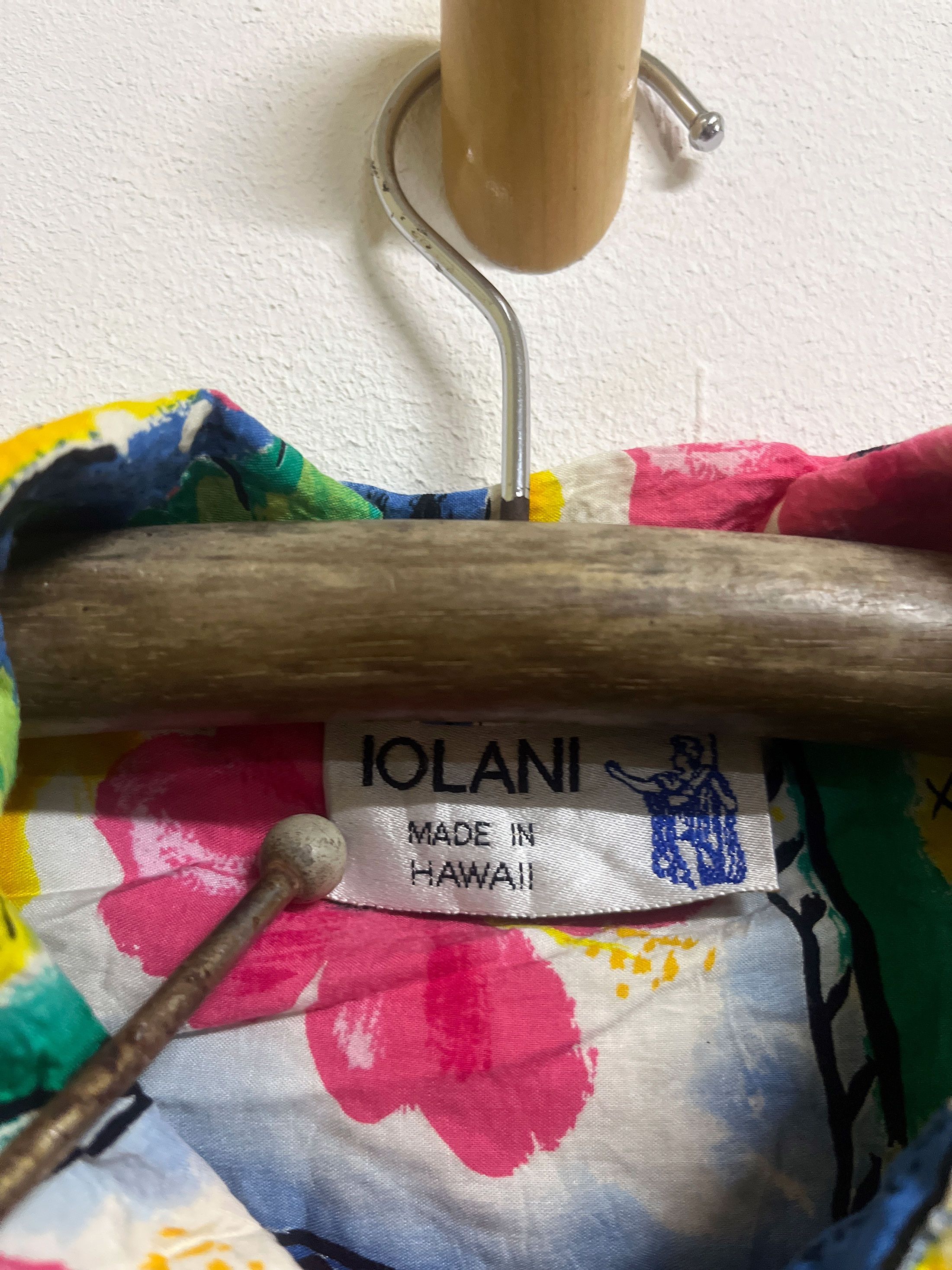 Individualized Shirts Vintage Iolani Hawaii Short Sleeve 70s 80s Size US L / EU 52-54 / 3 - 2 Thumbnail