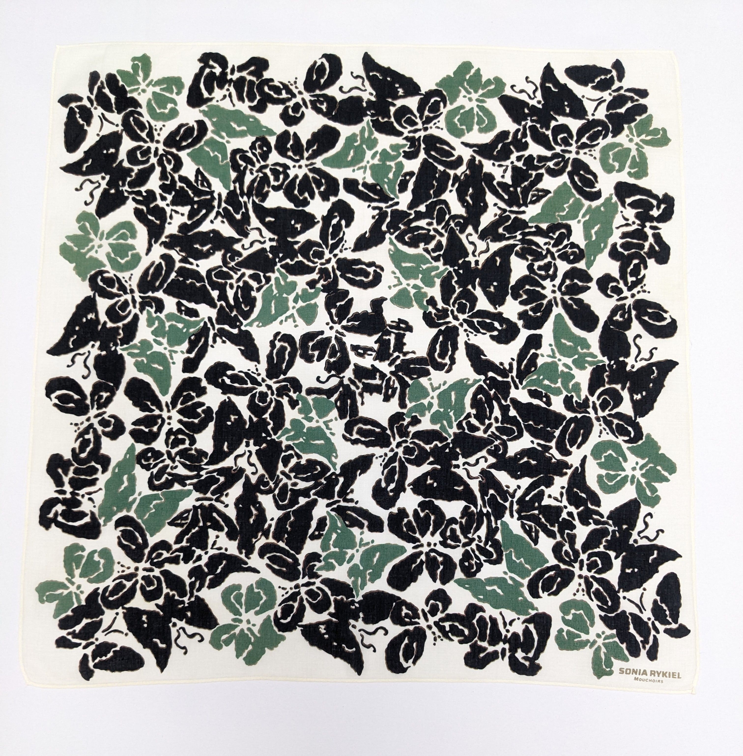 Sonia Rykiel VINTAGE SONIA RYKIEL MOUCHOIRS BUTTERFLY HANDKERCHIEF Size ONE SIZE - 3 Thumbnail
