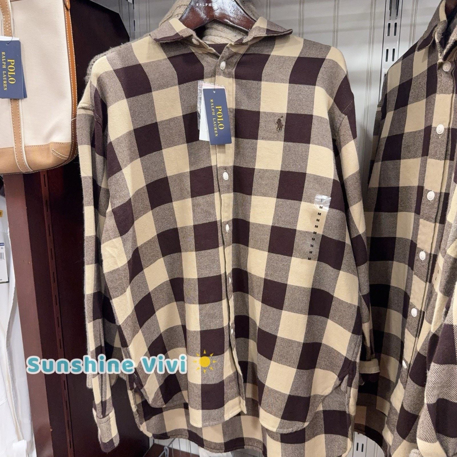 Polo Ralph Lauren NWT Polo Ralph Lauren Women Relaxed Fit Plaid Cotton Shirt M Size US M / EU 48-50 / 2 - 1 Thumbnail