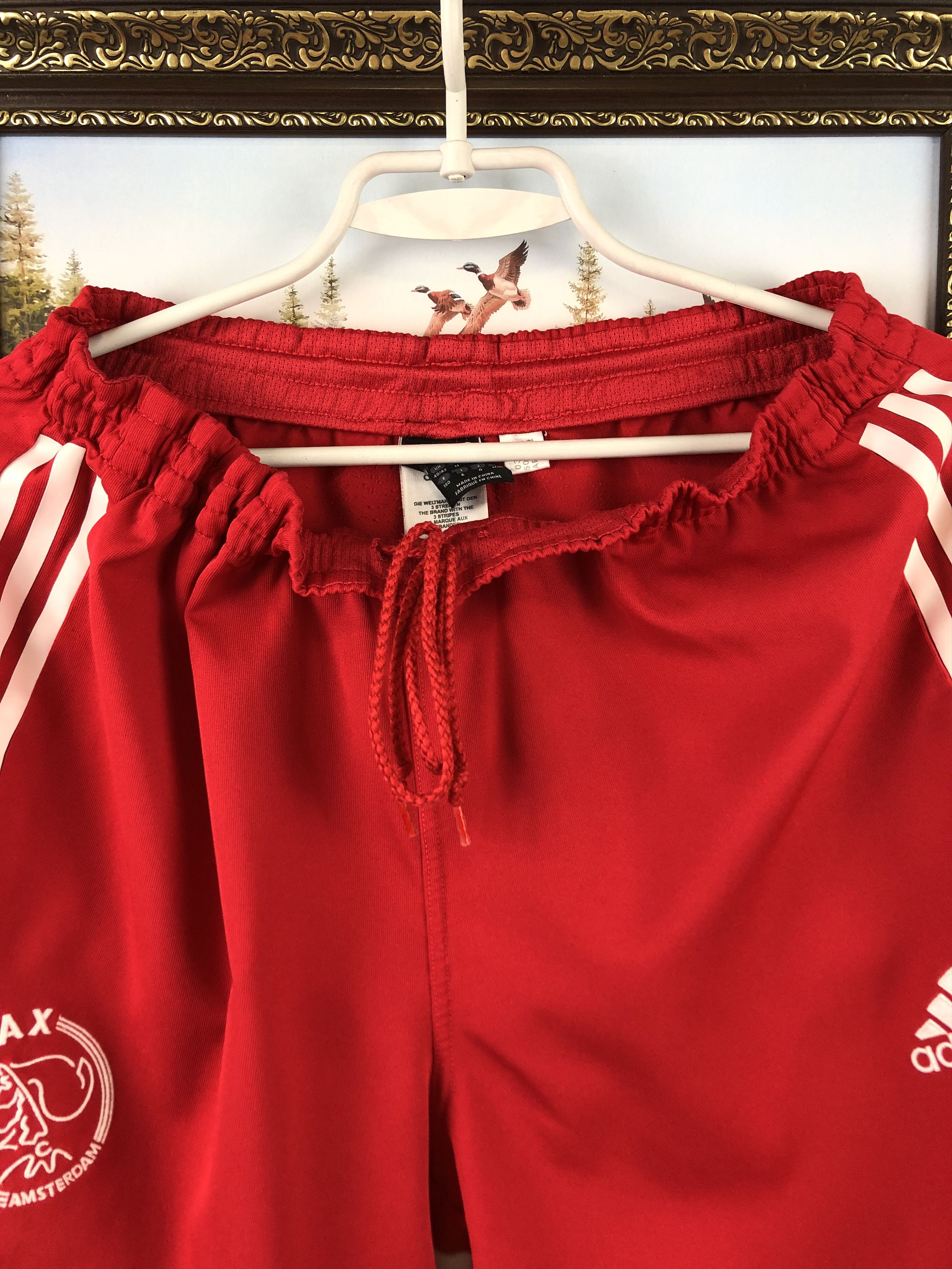 Adidas Vintage Ajax Suit Tracksuit Pants Jacket Track Soccer Size US M / EU 48-50 / 2 - 17 Thumbnail
