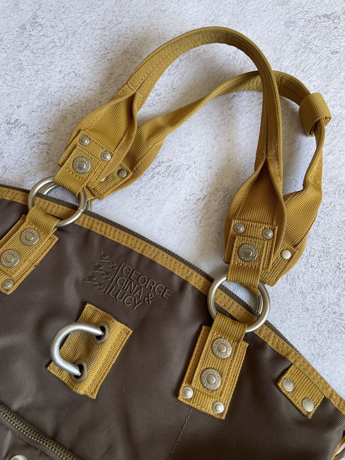 Japanese Brand George Gina & Lucy Newport Moxie GGL Big Shoulder Bag Rare Size ONE SIZE - 2 Thumbnail