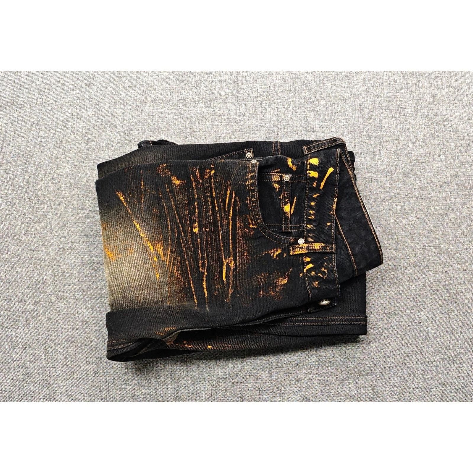 Hysteric Glamour Vintage Japanese Brand Faded Low-rise Bootcut Denim Jeans Size 30" / US 8 / IT 44 - 7 Thumbnail