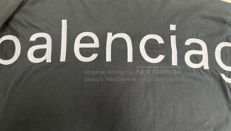 Balenciaga Balenciaga Letter Printed Loose Long Sleeve T-Shirt Size US S / EU 44-46 / 1 - 3 Thumbnail