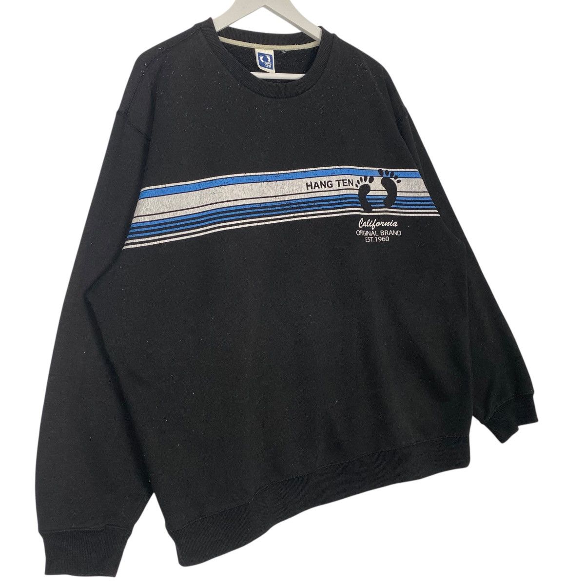Vintage Vintage Hang Ten Surf Sweatshirt Crewneck Blue Size L Size US L / EU 52-54 / 3 - 3 Thumbnail