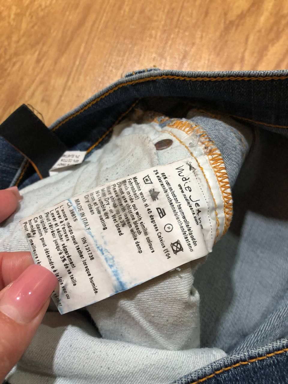 Nudie Jeans Nudie Jeans Slim Skinny Fit Blue Stretch Adults Size US 27 - 4 Thumbnail