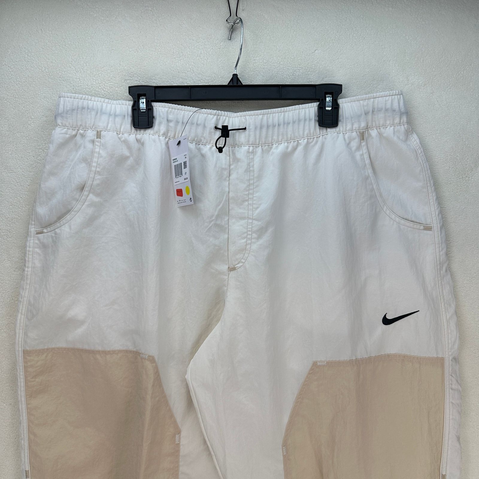 Nike NIKE WOMEN'S XXL HIGH RISE CARGO PANTS BEIGE OFF WHITE Size 39" - 2 Thumbnail