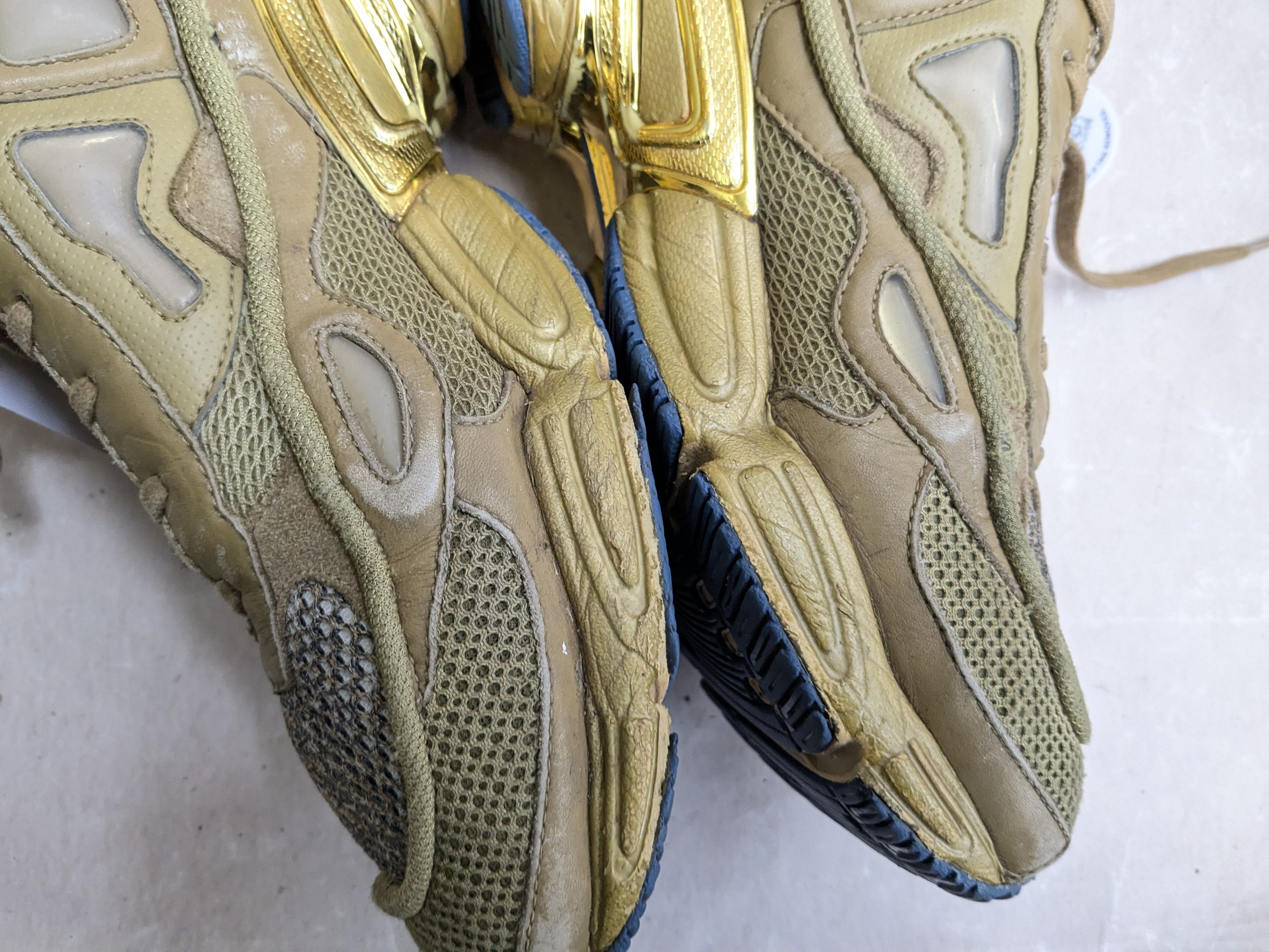 Adidas × Raf Simons Adidas Raf Simons Ozweego 2 Gold 11 Sneakers Size US 11 / EU 44 - 11 Thumbnail