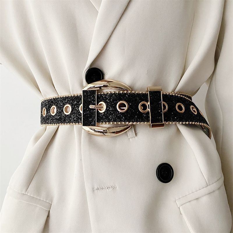 VIBE Retro Vintage Belt Riveted Belts Menswear Accessories Size ONE SIZE - 2 Thumbnail