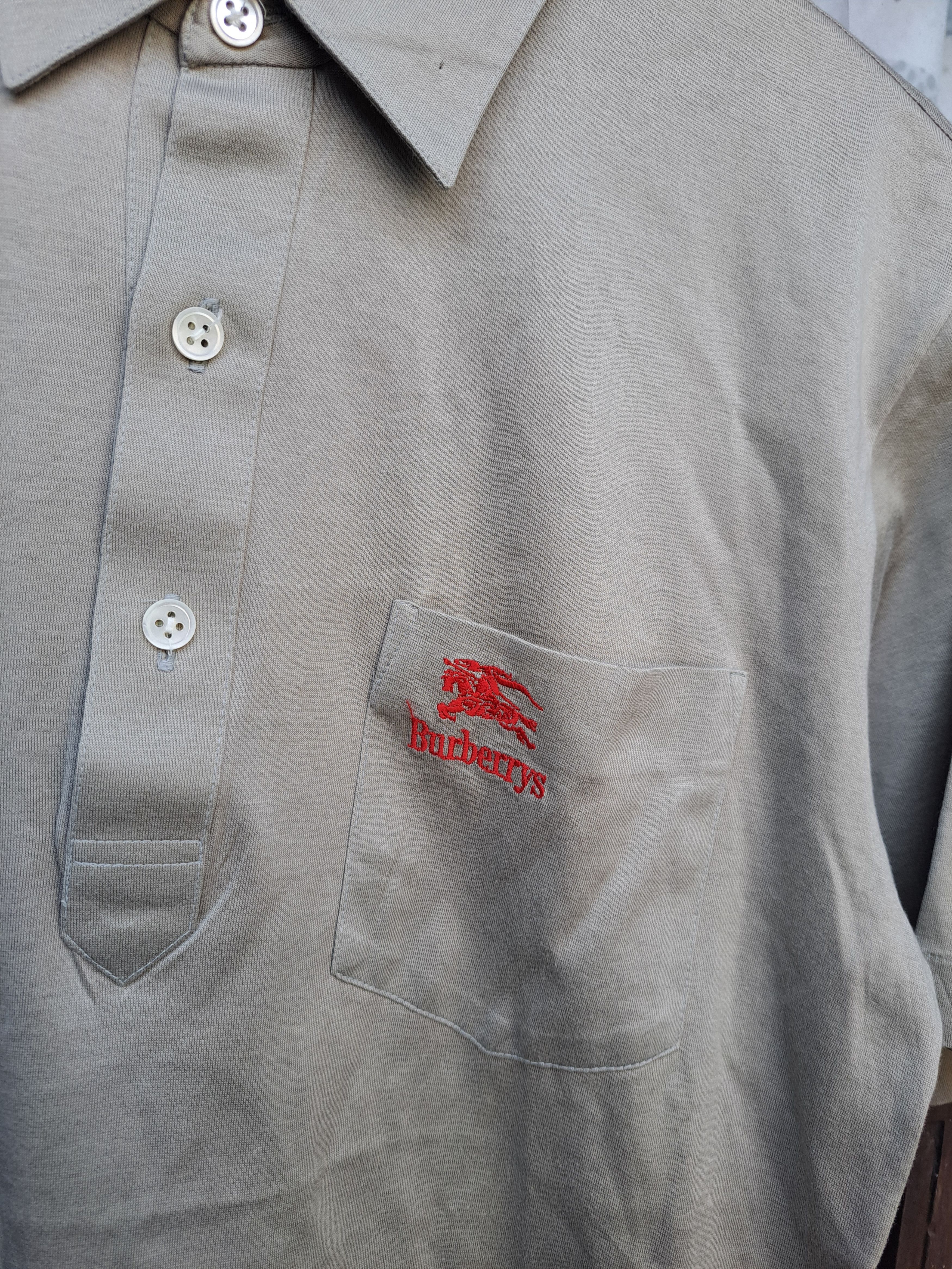 Burberry 90s Burberry's Turpan Cotton Polo Shirt Mens Medium Size US M / EU 48-50 / 2 - 3 Thumbnail