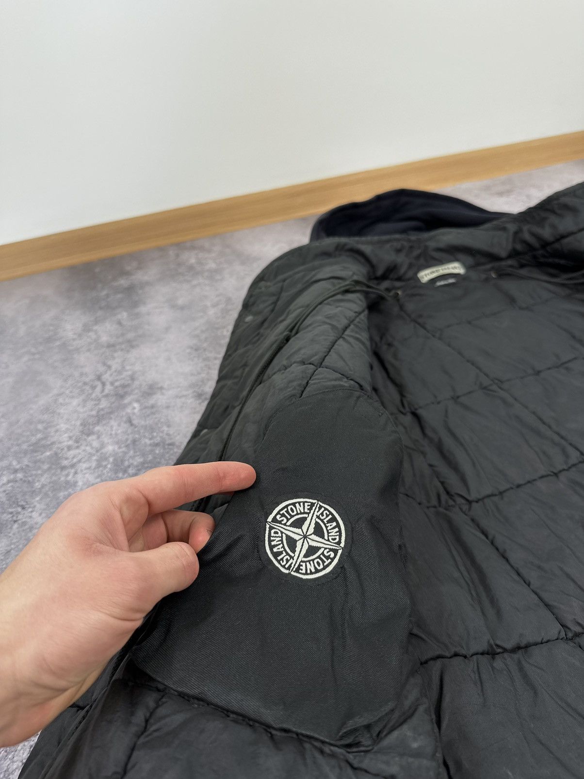 Massimo Osti Vintage 1998 Stone Island Archival Wool Hooded Long Coat Size US XL / EU 56 / 4 - 22 Thumbnail