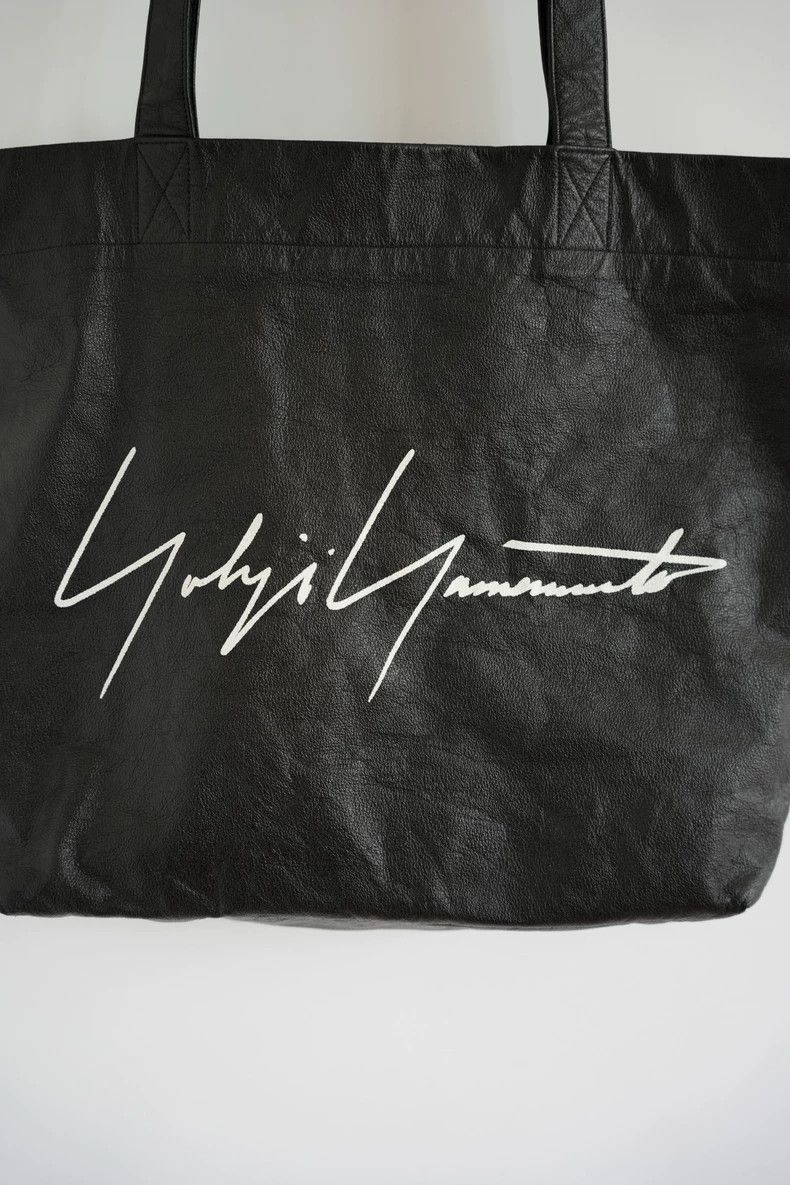 Yohji Yamamoto Yohji Yamamoto Cowhide Signature Tote Bag 2504-Nextarrow Size ONE SIZE - 3 Thumbnail
