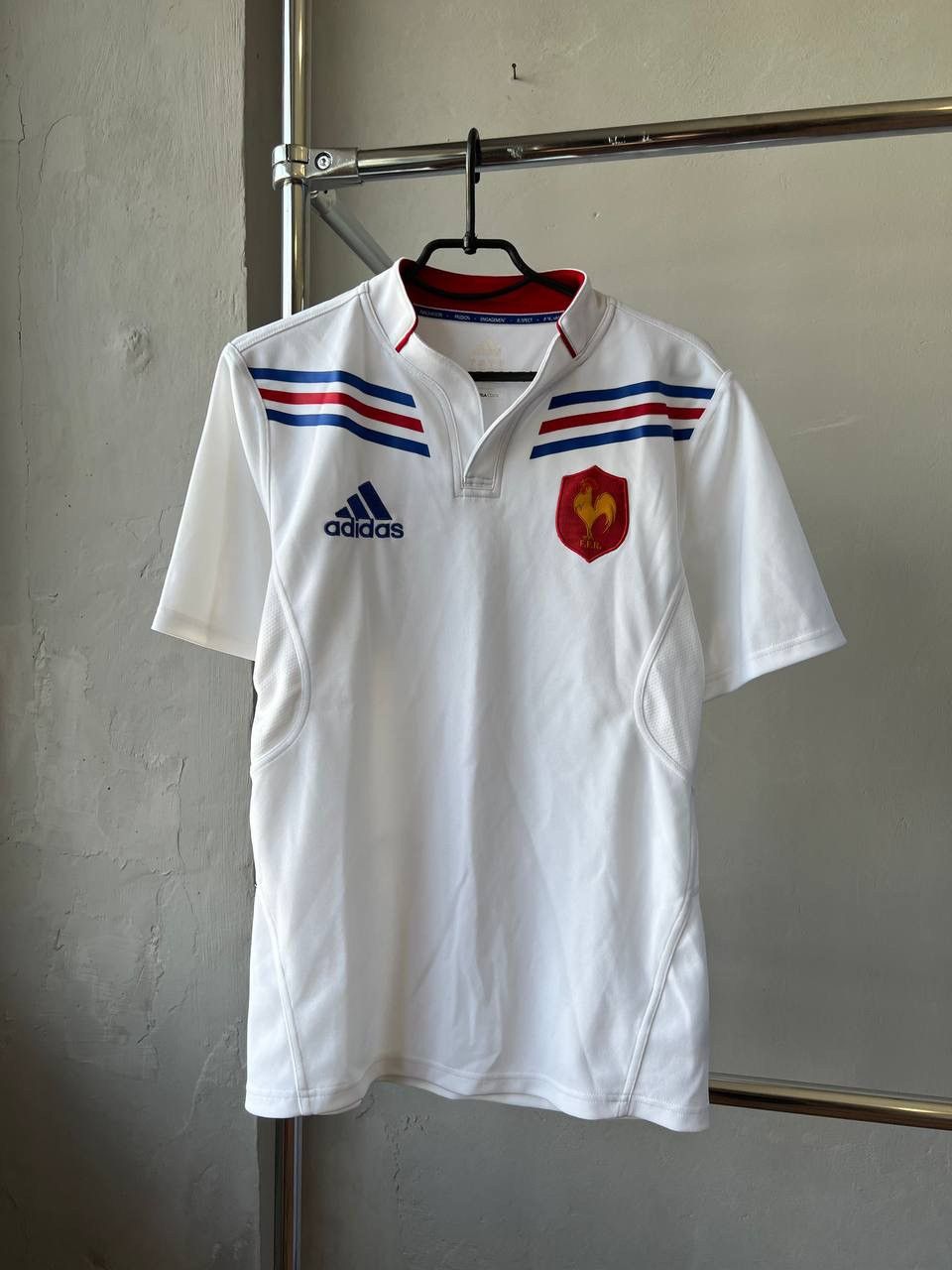 Adidas 2012/13 FRANCE TEAM AWAY RUGBY UNION SHIRT JERSEY ADIDAS SzS Size US S / EU 44-46 / 1 - 2 Thumbnail