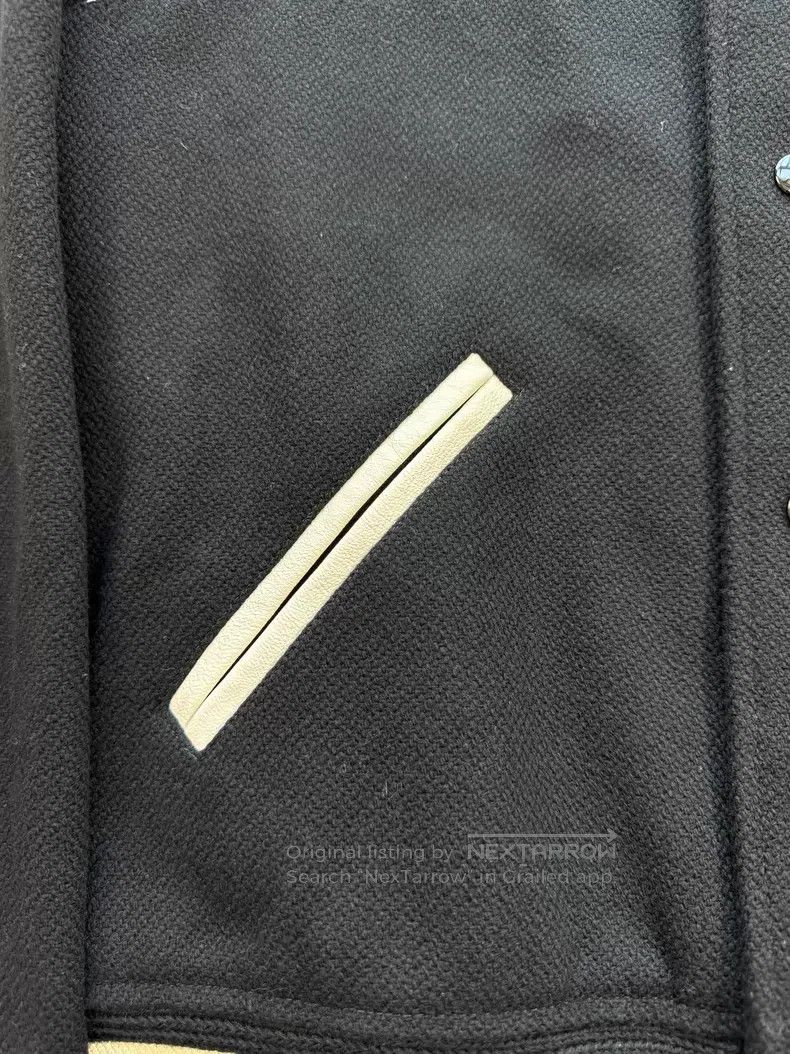 Saint Laurent Paris Saint Laurent Paris Black and white leather baseball suit Size US M / EU 48-50 / 2 - 7 Thumbnail