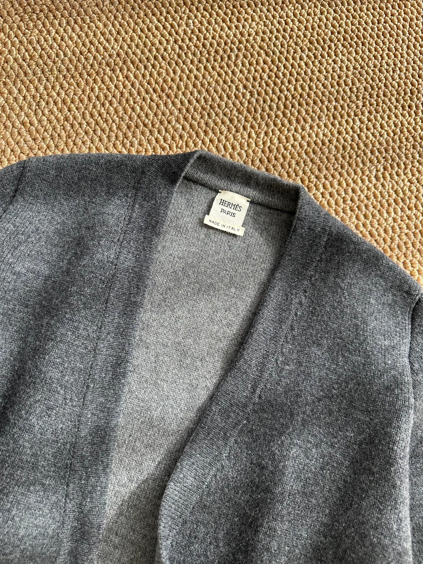 Hermes HERMES JPG Gaultier deep V cashmere short cardigan women's Size XS / US 0-2 / IT 36-38 - 8 Thumbnail