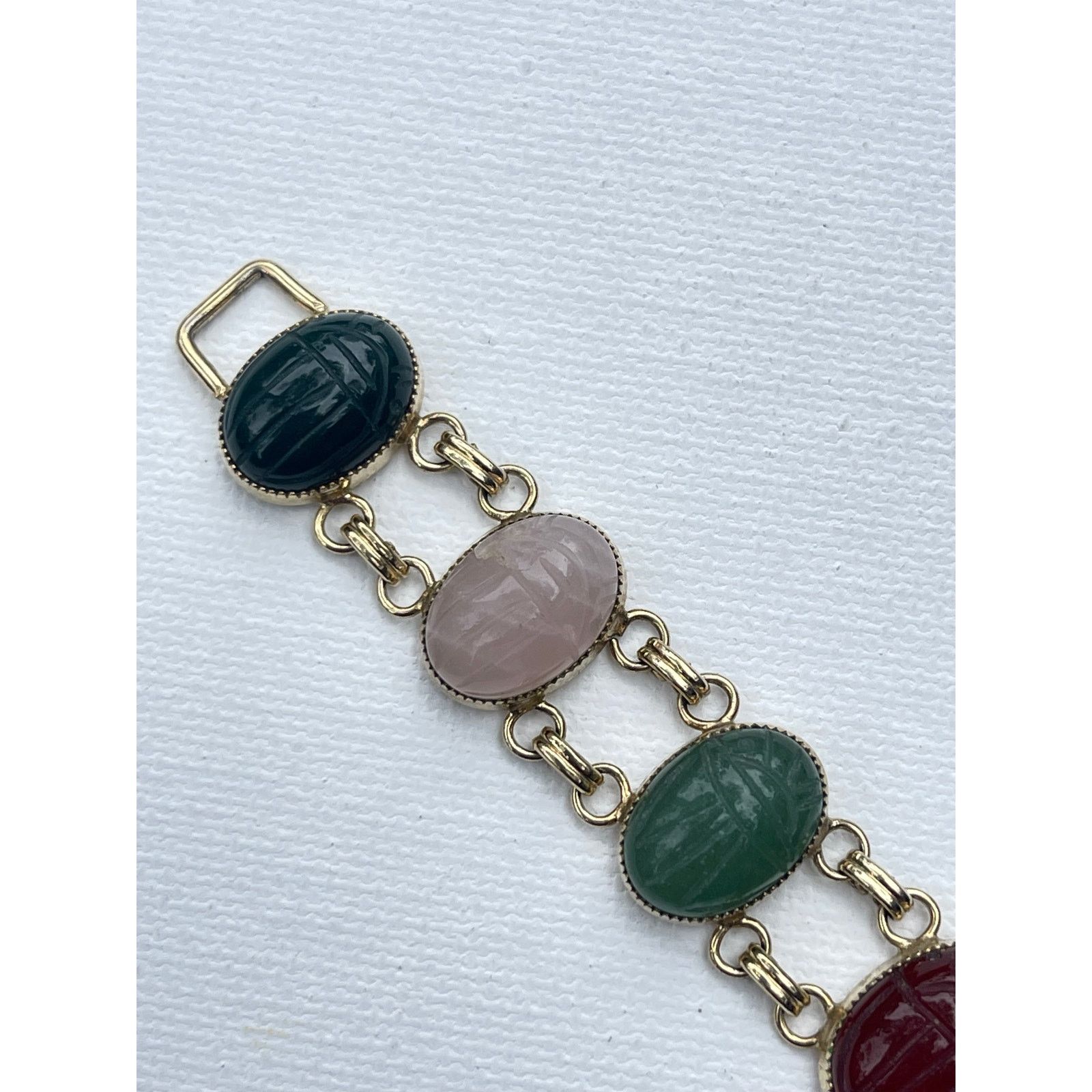Vintage Vintage Sterling Silver Scarab Bracelet Signed JOJAK Size ONE SIZE - 6 Thumbnail