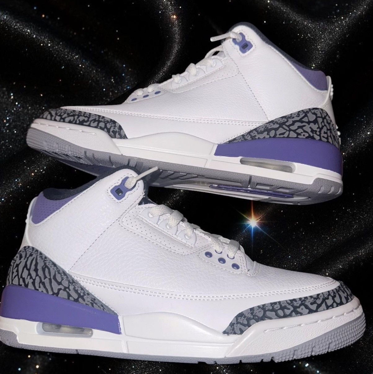 Jordan Brand Air Jordan 3 ‘Dark Iris’ Size US 7.5 / EU 40-41 - 3 Thumbnail