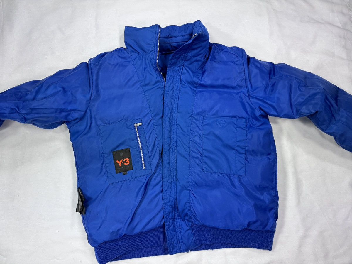 Adidas × Y-3 × Yohji Yamamoto Y-3 Yohji Yamamoto Puffer Bomber Jacket Adidas Flying Doves Size US M / EU 48-50 / 2 - 24 Thumbnail