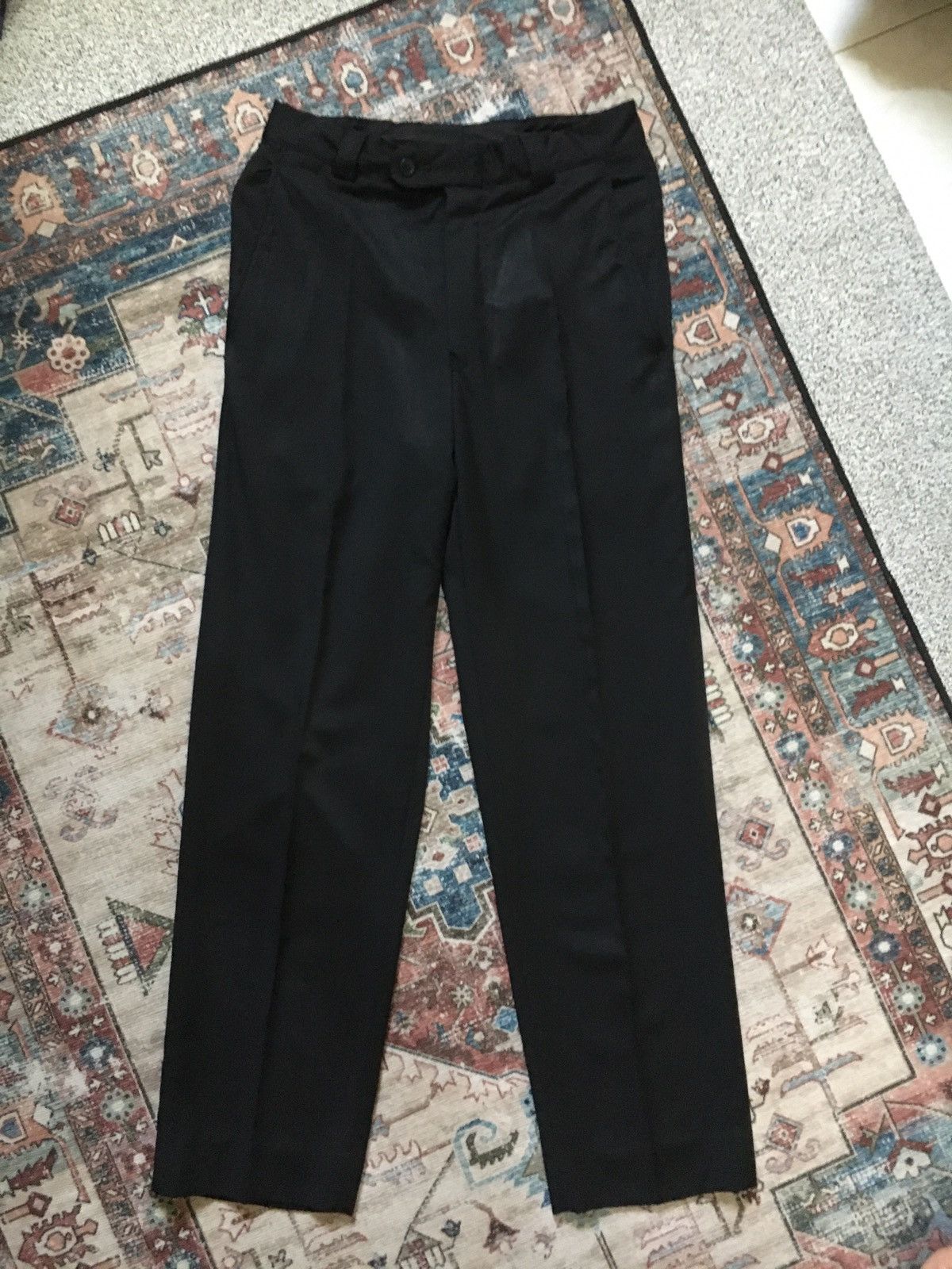 Versace Versace Classic Black Trouser Size US 29 - 1 Thumbnail