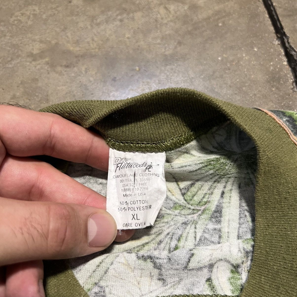 Vintage Vintage 80s Camo T shirt Ringer Single Stitched USA Hunting Size US XL / EU 56 / 4 - 10 Thumbnail