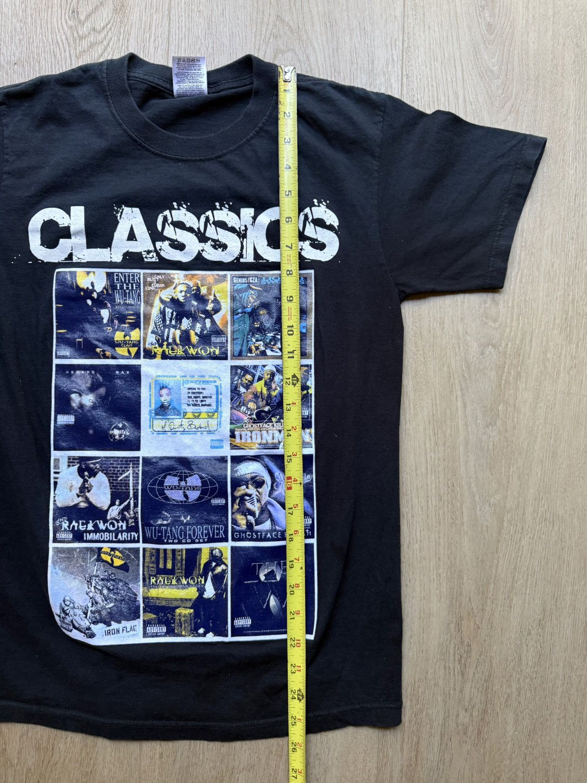 Fruit Of The Loom Vtg Y2K Classics Wu Tang Album Cover T Shirt Small Size US S / EU 44-46 / 1 - 5 Thumbnail