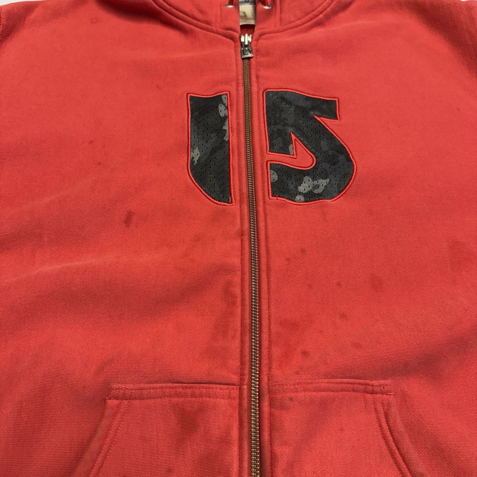 Burton Vintage Burton Hoodie Sweatshirt Mens Medium Red Full Zip Em Size US M / EU 48-50 / 2 - 4 Thumbnail