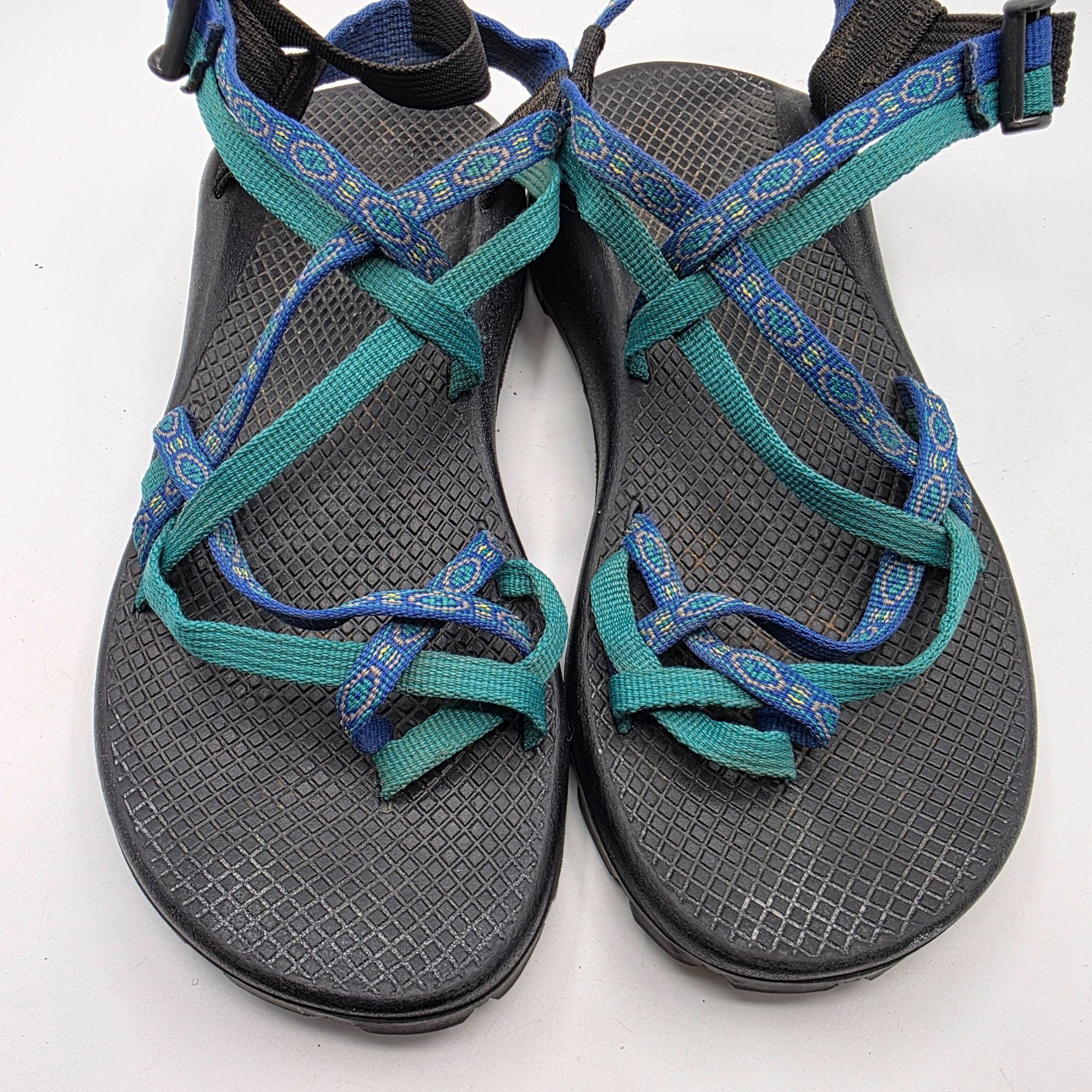 Chaco Chaco ZX2 Vibram Yampa Unaweep Womens Size 9 Black Blue Gree Size US 9 / IT 39 - 10 Thumbnail