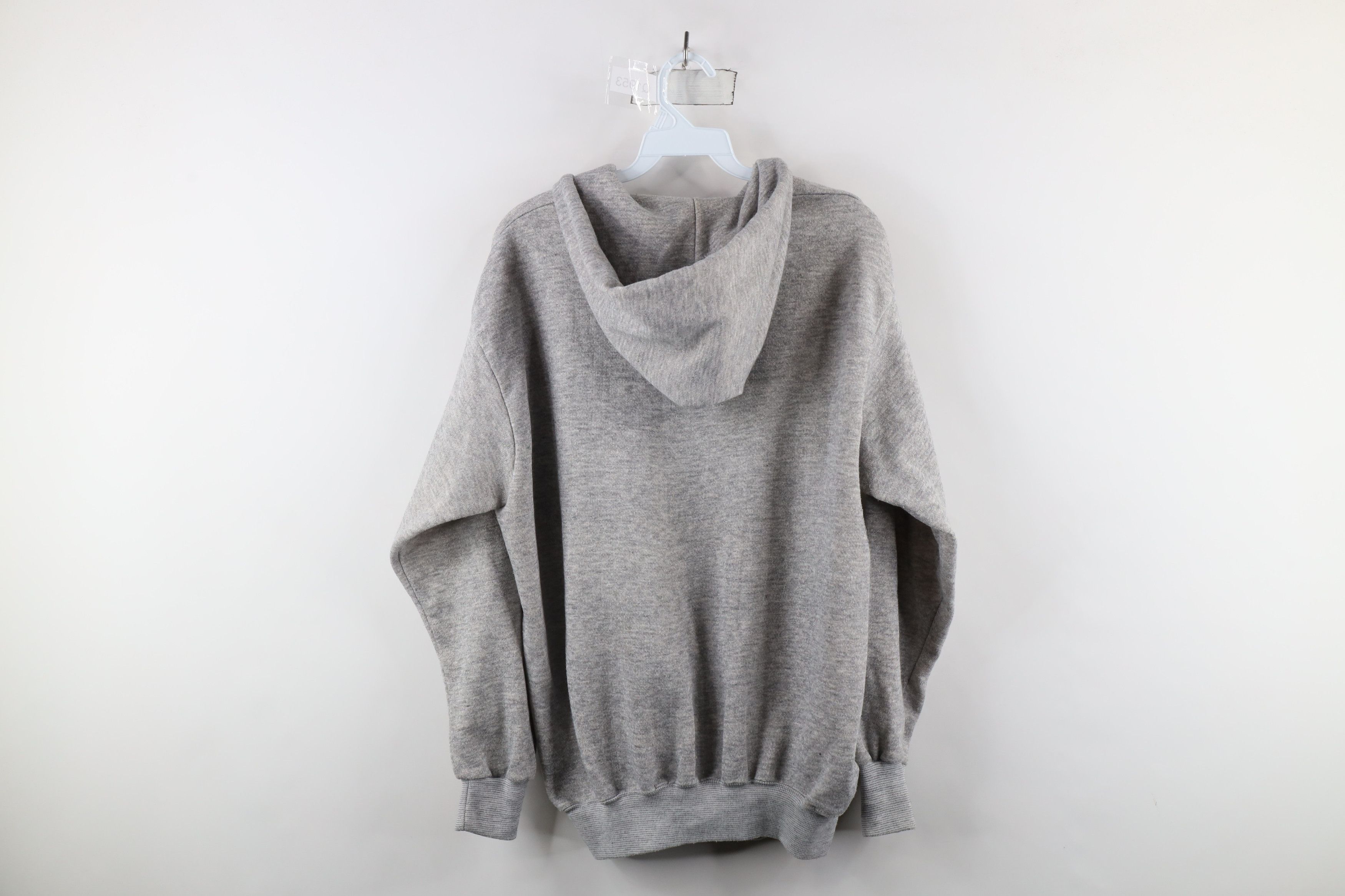 Vintage Vintage 70s Streetwear Full Zip Hoodie Heather Gray USA Size US M / EU 48-50 / 2 - 11 Thumbnail