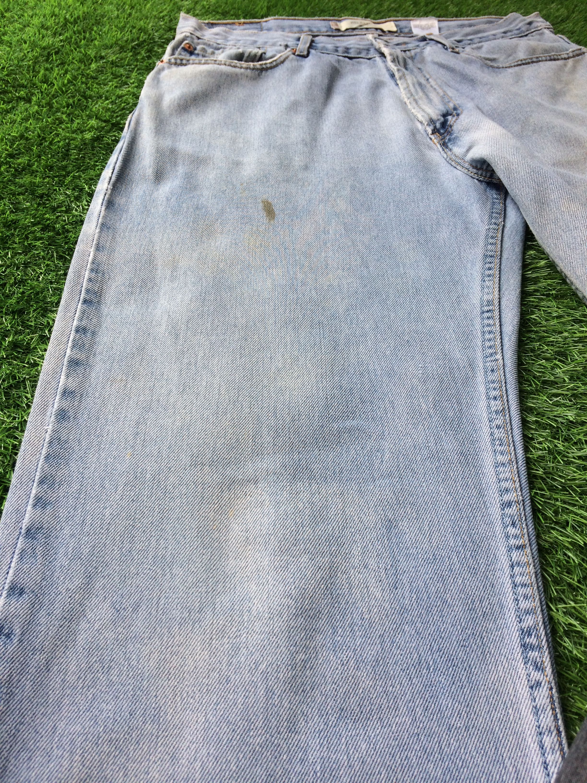 Levi's × Vintage Distressed Levis 550 Dirty Jeans D-749 Size US 34 / EU 50 - 5 Thumbnail