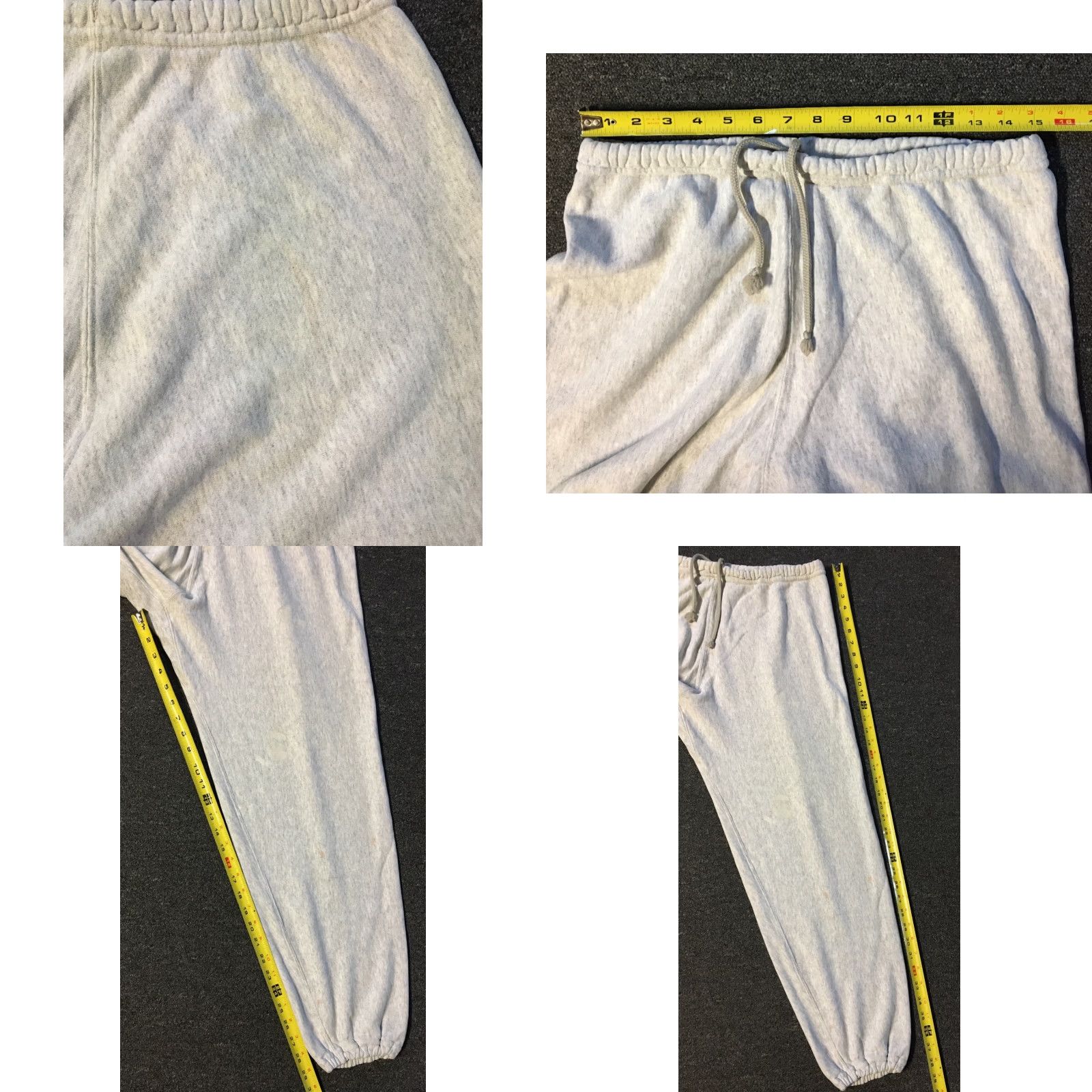 Vintage VINTAGE American Vintage PFU Sweatpants Mens M Gray Distressed Irregular Military 70s 80s Grunge PE Sweatpants Size US 31 - 8 Thumbnail