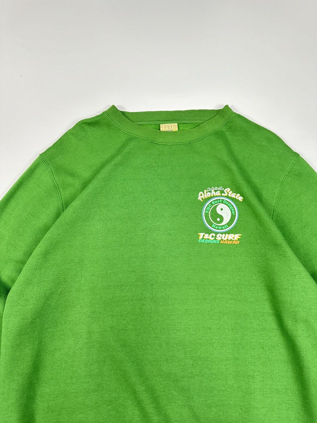 Sun Surf Vintage 90sT&C Surf Aloha State Crewneck A611 Size US XL / EU 56 / 4 - 3 Thumbnail