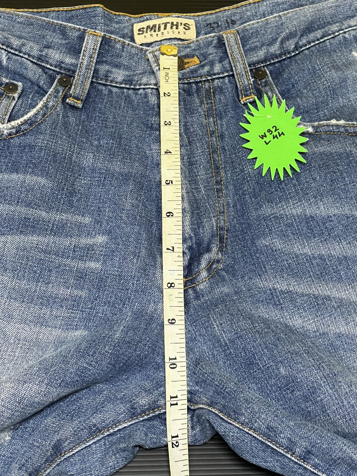 Smith's American × Vintage 🔥HOT DROPS🔥Japanese Brand Smith American Patch Work Denim Size US 32 / EU 48 - 12 Thumbnail