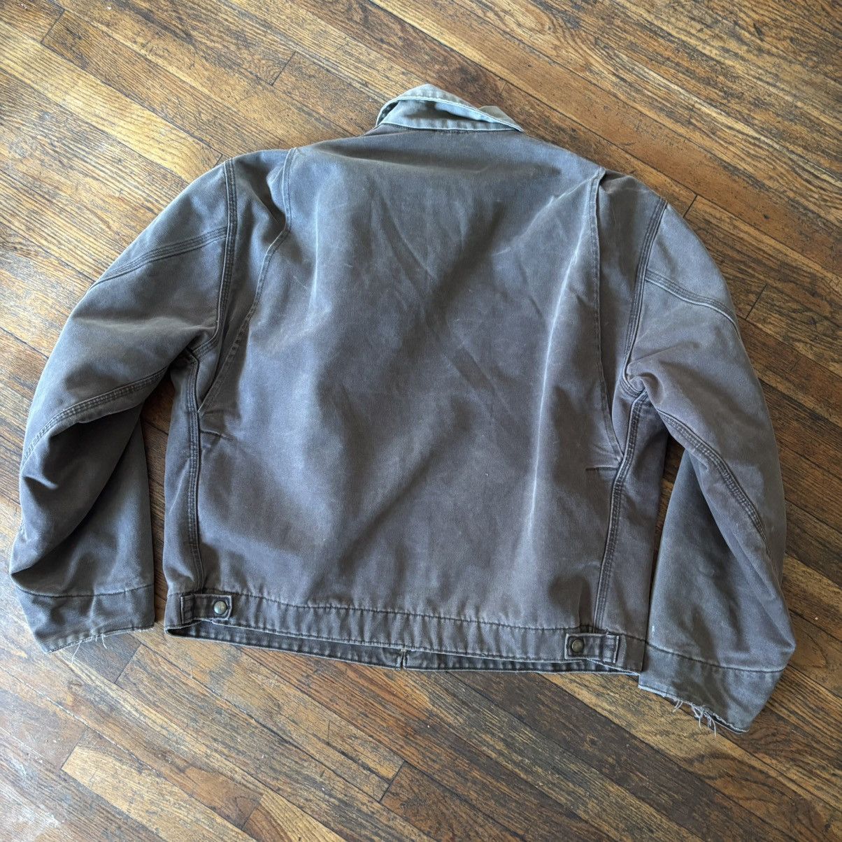 Carhartt Carhartt Detroit Jacket J97CHT Vintage Plaid Blanket Lined Size US XL / EU 56 / 4 - 5 Thumbnail