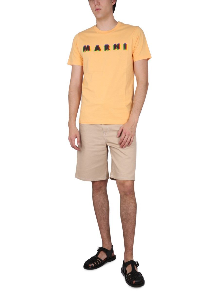 Marni o1srvl11e0724 T-Shirt in Orange Size US XS / EU 42 / 0 - 3 Thumbnail