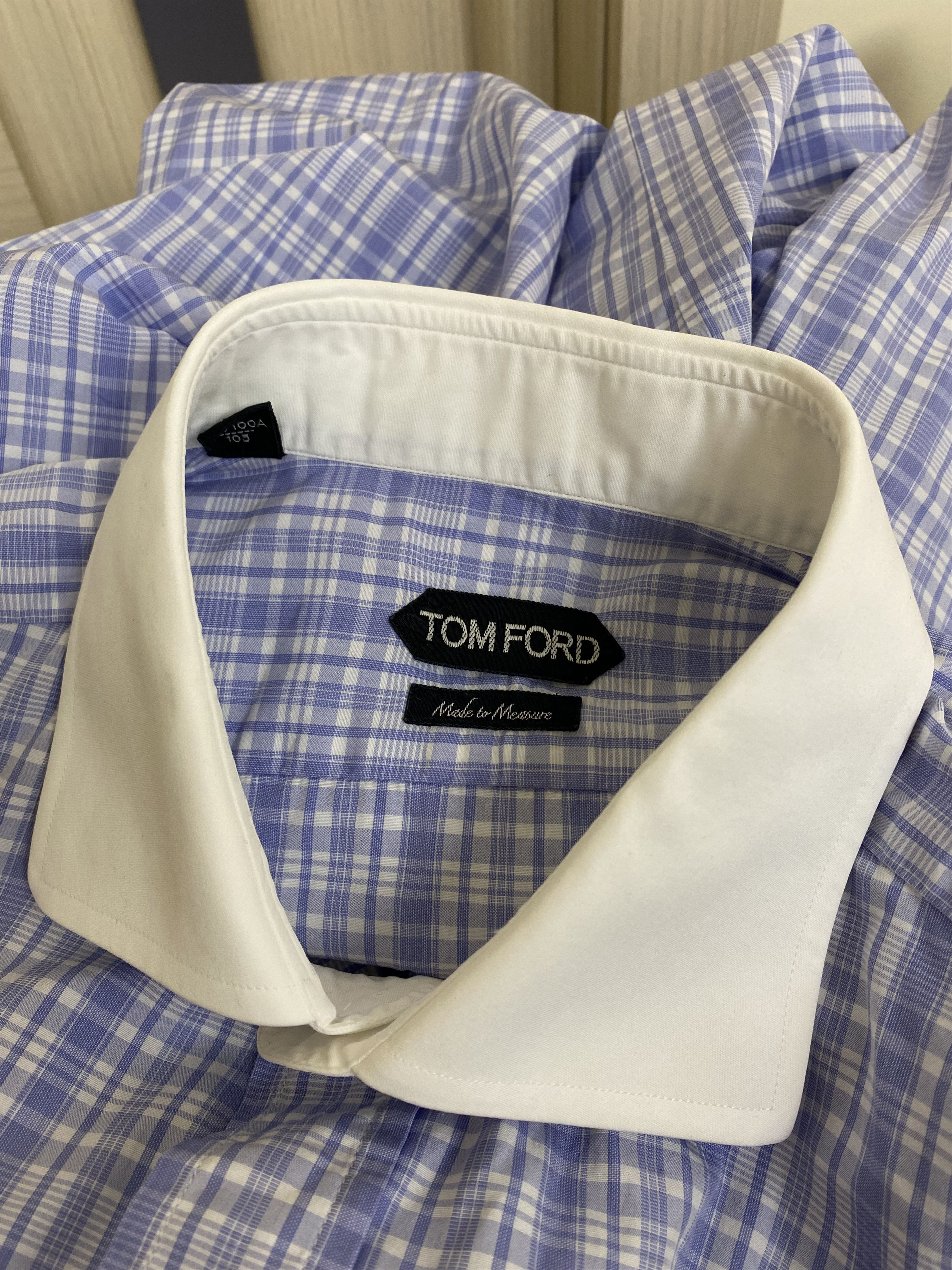 Tom Ford Rare Tom Ford checkered classic camicia shirt size M-L Size US M / EU 48-50 / 2 - 10 Thumbnail
