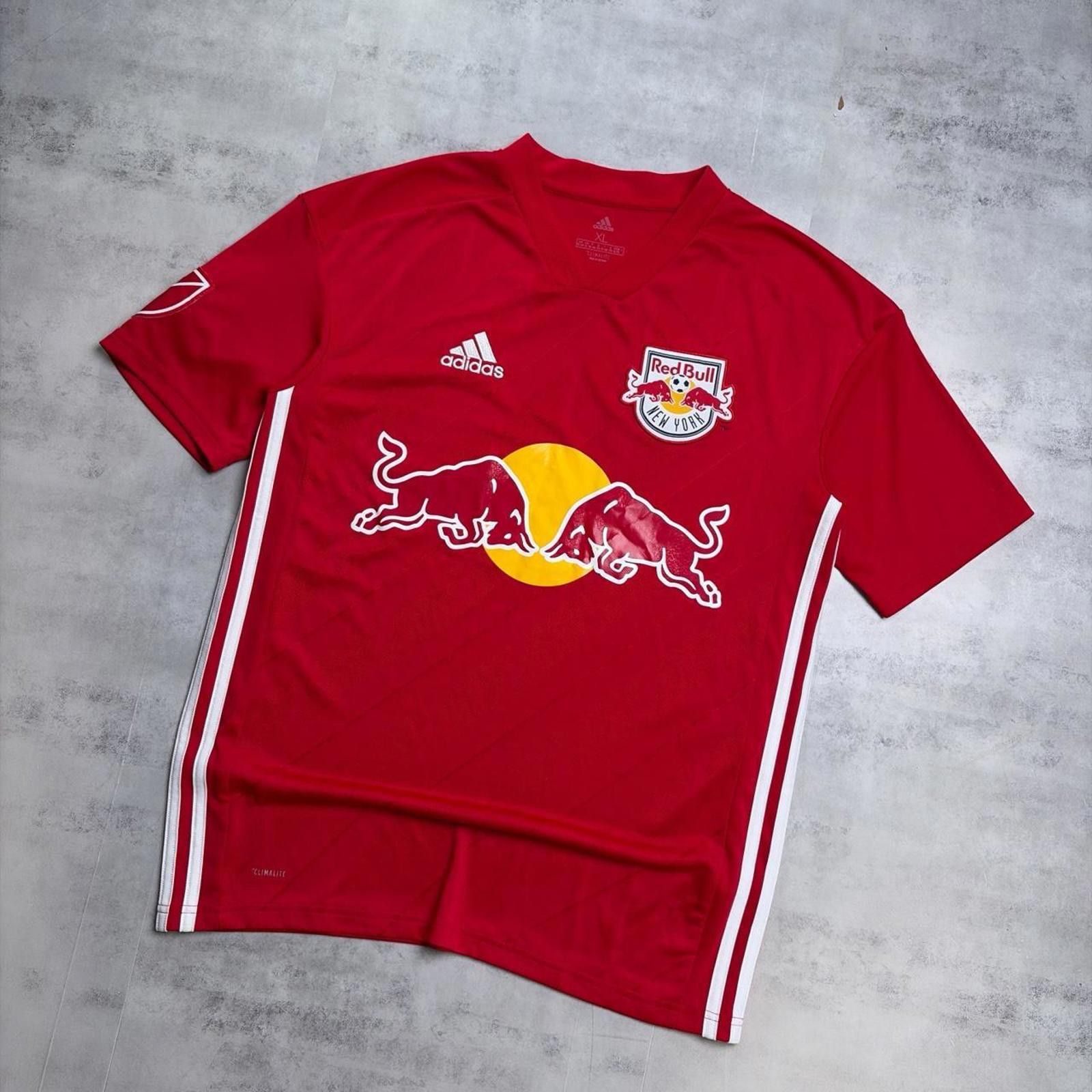 Adidas Y2K Red Adidas New York Red Bull 2018 MLS Home Soccer Jersey Size US M / EU 48-50 / 2 - 2 Thumbnail
