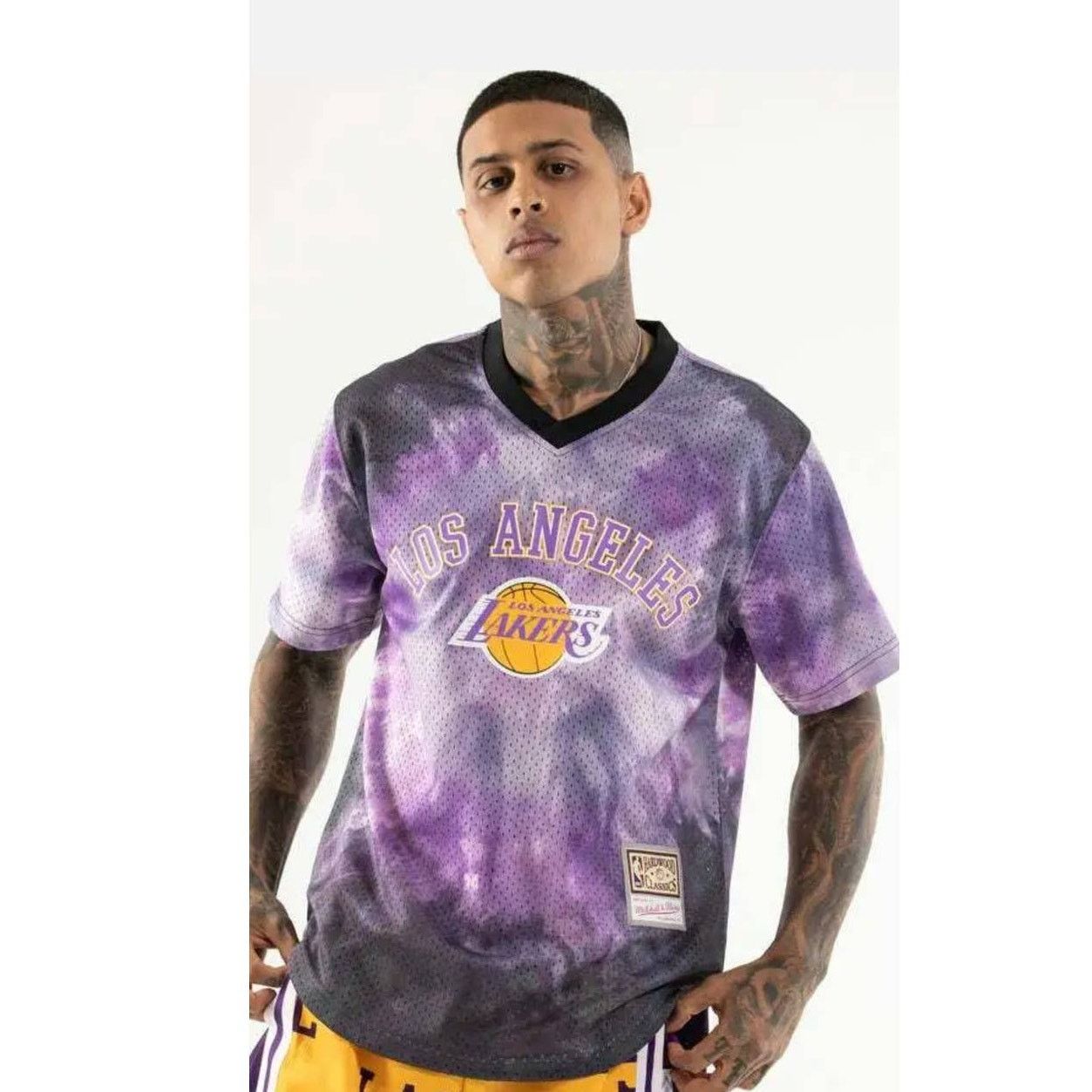 Mitchell & Ness New Mitchell & Ness Los Angeles Lakers Tie-Dye Mesh Jersey Size US L / EU 52-54 / 3 - 1 Thumbnail